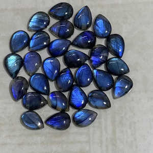 Haute qualité IGI certifié bleu Labradorite pierre précieuse petite forme de poire lâche polonais fabrication de bijoux tailles 9mm 20mm changement de couleur - Product Image 4