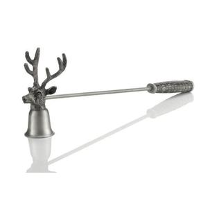 Bougeoir de luxe argenté premium fait à la main Kit d'accessoires décoratifs en aluminium gravé pour bougie éteignoir - Product Image 5