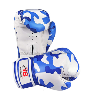 Profesional logotipo personalizado PU cuero MMA Kickbox Kickboxing Gel guantes de entrenamiento de boxeo encaje personalizado-hecho a pedido - Product Image 1