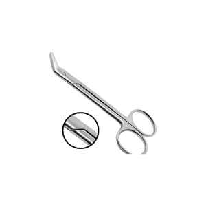 Ciseaux vasculaires d'angle de couronne en acier inoxydable de haute qualité fabriqués au Pakistan QNQ/ciseaux chirurgicaux très demandés - Product Image 6