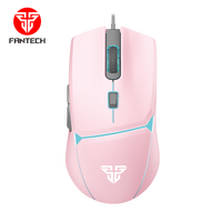 Fantech VX7 CRYPTO Edisi Sakura Gaya Keren Warna Pink Mouse Gaming
