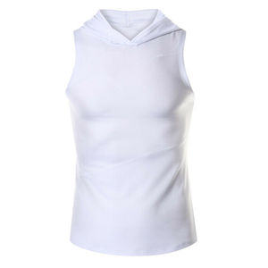 Camiseta sin Mangas Personalizada para Hombre, Deportiva, Transpirable, para Gimnasio, con Capucha, para Fisicoculturismo, Fitness, Running, Estampada, Ecológica, de Secado Rápido - Product Image 3