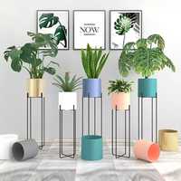 Maceta de Hierro para Flores Artificiales - Florero Duradero y Ecológico para el Hogar y el Jardín
