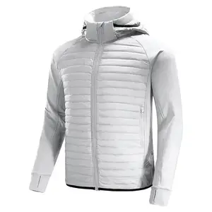 Hoge Kwaliteit Casual Plus Size Ontwerp Zwarte Jassen Custom Afdrukken Donsjacks Winter Puffer Jas Voor Mannen