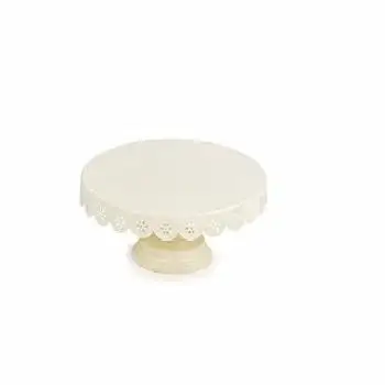 IVORY COLOR CAKE STAND KITCHEN DECORATIVE METAL CAKE STAND CHEAP TABLE TOP CAKE TOOLS