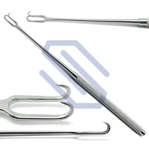 Joseph Skin Móc Đôi 5Mm Ngạnh Sắc Nét 6.25 "Dụng Cụ Phẫu Thuật Rút Lại Bằng Thép Không Gỉ CE