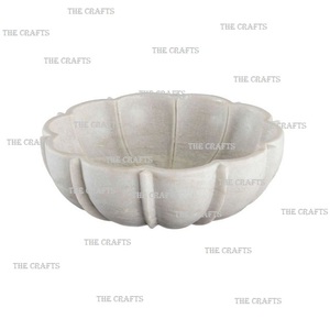 Wooden & Marble Eco-Friendly Serving Bowl with Customized Size & Shape <b>for</b> Party Food & Dessert Service - Product Image 2