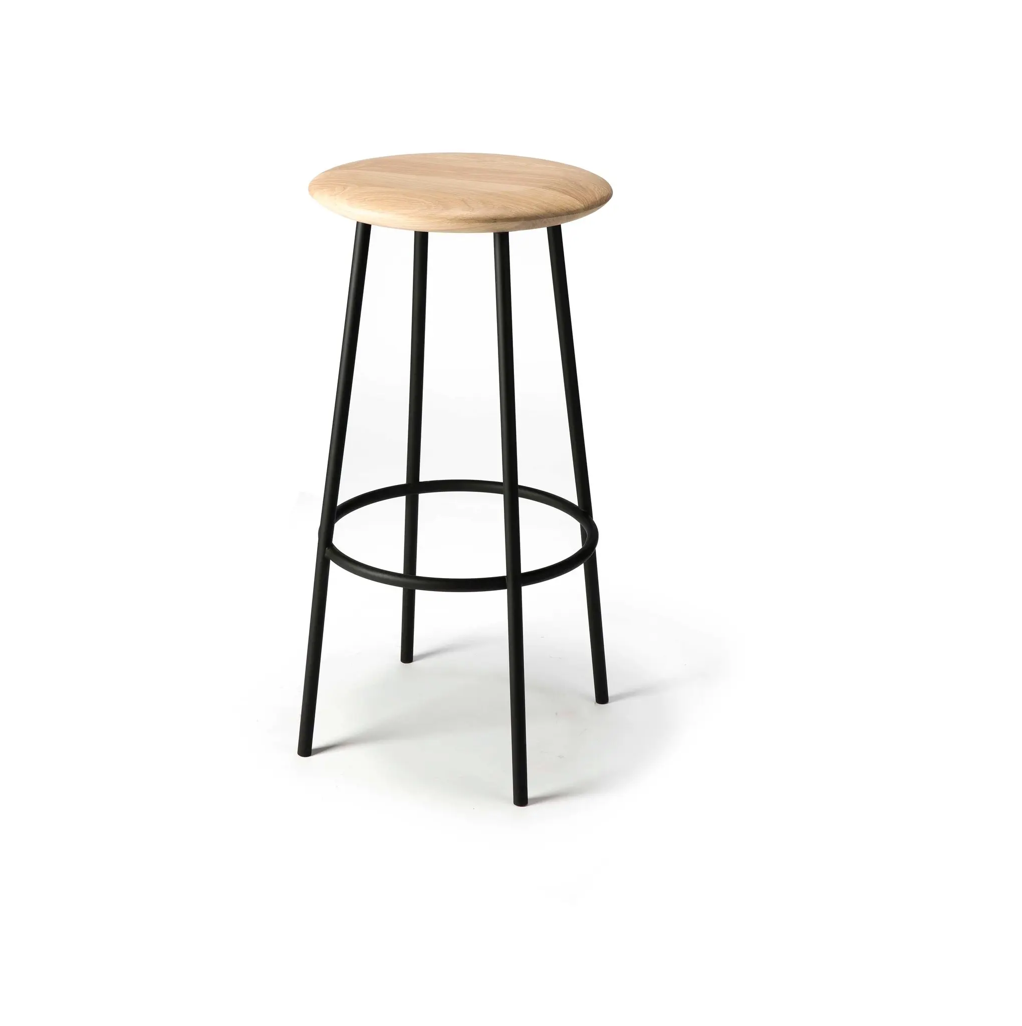 Wooden Combo Metal Design Stool With Colored Finishing Design For Living Room Bar Decor And Home Decor Stools