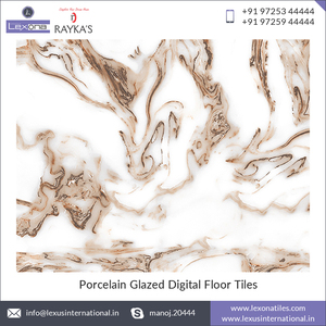 Baldosas digitales vitrificadas de porcelana sólida de 600X600mm de lujo modernas para decoración comercial y etiqueta privada interior - Product Image 3