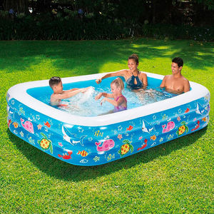 <span class=keywords><strong>Piscine</strong></span> gonflable sur le thème de l'océan, durable, résistante aux perforations, piscines pour enfants, jeux d'eau en plein air, jardin, cour - Product Image 2