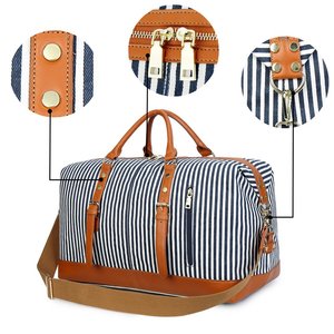 Sac de voyage léger au design unique avec compartiment séparé pour chaussures, pour hommes, femmes et athlètes, disponible à la vente - Product Image 5