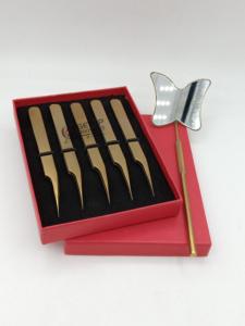 Pince à épiler d'extension de cils droite Plasma Pro en acier inoxydable japonais de haute qualité avec logo personnalisé Instruments de beauté - Product Image 2