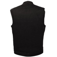 Gilet en jean noir personnalisé pour homme, 100 % coton, haute qualité, directement de l'usine, anti-UV, respirant, écologique
