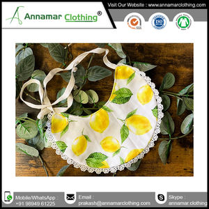 ผ้ากันเปื้อนเด็กมัสลิน,ผ้าโพกศีรษะ Bibs ขายส่งติดป้ายกำกับส่วนตัว - Product Image 2