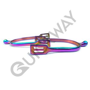 Espuelas de caballo occidental de acero pulido personalizadas al por mayor, todos los diseños y colores disponibles para la venta en Pakistán - Product Image 1