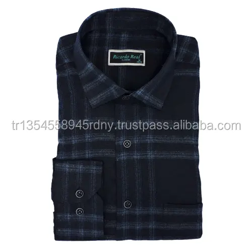 Men Plaid Warm Flannel Shirt For Winter