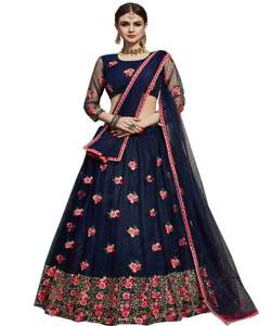Diseñador Georgette Secuencia Bordado Trabajo Lehenga Choli con Dupatta Party Wear Mejor Precio Ropa Étnica ApparelGarment - Product Image 4