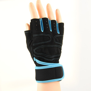 Weightlifting Gloves with StretchBack Mesh and Leather Palm - Product Image 3