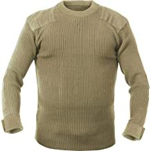 เสื้อสเวตเตอร์ถักไหมพรม/อะคริลิก แบบริบ สีเขียวมะกอก สำหรับผู้ชาย ใส่ได้ในฤดูหนาว ระบายอากาศได้ดี ไม่หดตัว แห้งเร็ว - Product Image 6