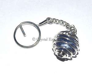 Order Online for Sodalite Tumbled Keychain | Sodalite Tumbled Keychain Supplier - Product Image 1