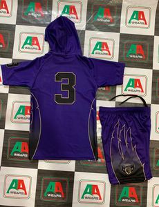 2026 Sublimación personalizada Último uniforme de fútbol americano Jersey Pantalones cortos Calcetines Precio barato Alta calidad OEM ODM - Product Image 4