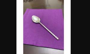 Elegante juego de cubiertos de acero inoxidable con diseño grabado perfecto para cubiertos de mesa y accesorios de boda - Product Image 5