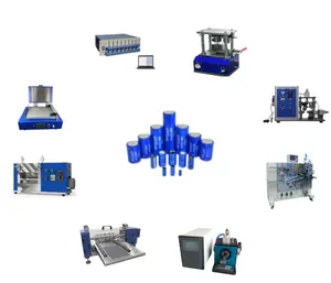 Lab Pilot Line 18650 Lithium ion Battery Mti Cylinder Cell Assembly Plant Machine for Cylindrical Cell Fabrication