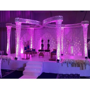 Impresionante mariposa Palazzo Mandap para boda Boda moderna Mandap en diseño de mariposa Boda Seis pilares Palazzo Mandap - Product Image 1