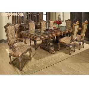 Juego de Comedor Moderno de Madera de Teca con Acabado Pulido Marrón Antiguo, Muebles de Comedor de Tamaño Personalizado, Decoración del Hogar - Product Image 1