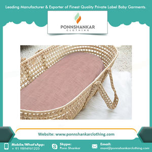 Ecofriendly Super Soft Pure 100% Organic Cotton Bassinet Sheets Manufacturer - Product Image 4