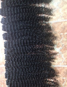 Extensions de cheveux vierges Remy 100% vietnamiennes, tissage simple, haute qualité, cheveux humains, soyeux et résistants, blonds teints, ondulations profondes, pour tressage, 100g - Product Image 4