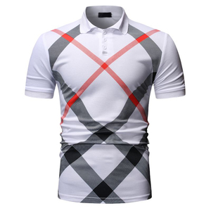 Camisas para Hombre Fabricadas en Pakistán, Color Blanco, Manga Corta, Cuello Alto, Poliéster/Algodón, Venta al Por Mayor para Adultos - Product Image 2
