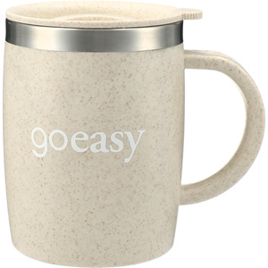 Taza de paja de trigo con su logotipo - Product Image 2