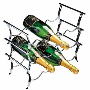 Estante de vino de mesa para 12 botellas, soporte de vino de Metal y acero duradero para Bar y hoteles, vino, whisky, cerveza, almacenamiento para Bar - Product Image 2