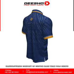 Polo personalizado de empresa y escuela, camisa deportiva de Golf de secado rápido, 100% algodón, sublimación - Product Image 5