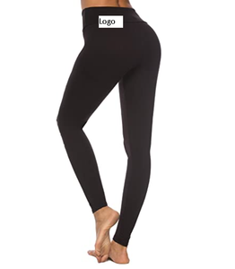 Pantalones de Yoga de cintura alta para mujer, mallas ajustadas de entrenamiento con Control de barriga rasgada, para correr y Yoga - Product Image 3