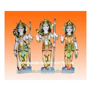 Sculptures en marbre, de seigneur Ram, Sita et lxman - Product Image 1