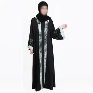 Gaun Wanita Kasual kustom grosir kasual sederhana kaftan untuk wanita ukuran besar 2023 gaun panjang wanita produsen