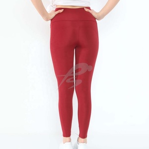 Leggings de sport longs pour femmes, en spandex/polyester 220g, taille haute, extensibles, pour la course à pied, le fitness et le yoga - Product Image 5