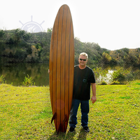 OMH K015 Longboard 276,9 cm en bois de cèdre, planche de paddle gonflable pour lacs et rivières, aventure en plein air ultime, unisexe