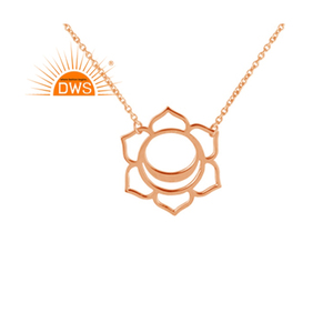 Collar de Chakra Chapado en Oro Rosa Hecho a Mano 2026, el Más Vendido, para Mujer, Fabricante de Joyería - Product Image 2