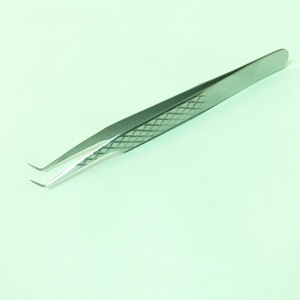แหนบต่อขนตาคุณภาพสูง ขัดเงาแบบกระจก แหนบสแตนเลสอย่างดี ใช้ได้ยาวนาน - Product Image 3