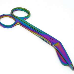 Ciseaux à pansement Lister revêtus de titane arc-en-ciel Instrument chirurgical en acier inoxydable pour usage médical et de premiers soins - Product Image 1