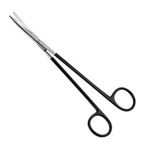 Tijeras de marca Supercut Del Metz dentadas, tijeras quirúrgicas curvadas de 8 pulgadas (20cm) - Product Image 4