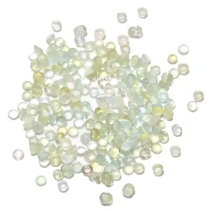 คริสโซเพรสสีขาวธรรมชาติคุณภาพสูง ขนาด 2 มม. ทรงกลมขัดเงา สำหรับทำเครื่องประดับ ขายส่ง - Product Image 1