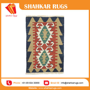 Alfombra de suelo decorativa para el hogar de estilo tradicional, precio al por mayor, alfombra Kilim hecha a mano, fabricante en India - Product Image 6