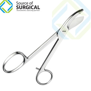 Juego de Instrumentos Quirúrgicos de Acero Inoxidable para Cortar Yeso, Marca Clinic's, Ideal para Procedimientos Esenciales - Product Image 1