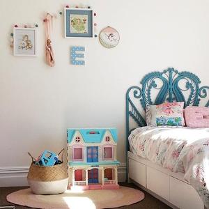 ตะกร้าหญ้าทะเลสานสีรุ้งพับได้สไตล์เรียบง่ายปรับขนาดและมือจับได้ตามต้องการสีสันสดใส - Product Image 4