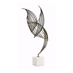 Nuevo diseño decoración mejor calidad Color negro decoración diseño estilo moderno forma última escultura elegante - Product Image 1