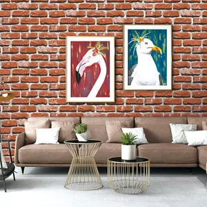 批发免费样品豪华壁纸砖图案壁纸3d室内装饰壁纸